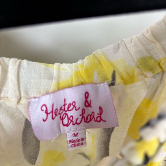 Hester & Orchard Linen Blend Short Sleeve Top Size M - Picture 2 of 6